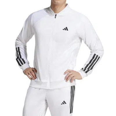 adidas 3-Stripes Knit Jas Wit/Zwart