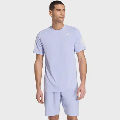 adidas Club 3-Stripe T-Shirt Violet