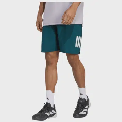 adidas Club 3 Stripes 7 Inch Short Aurora Ivy