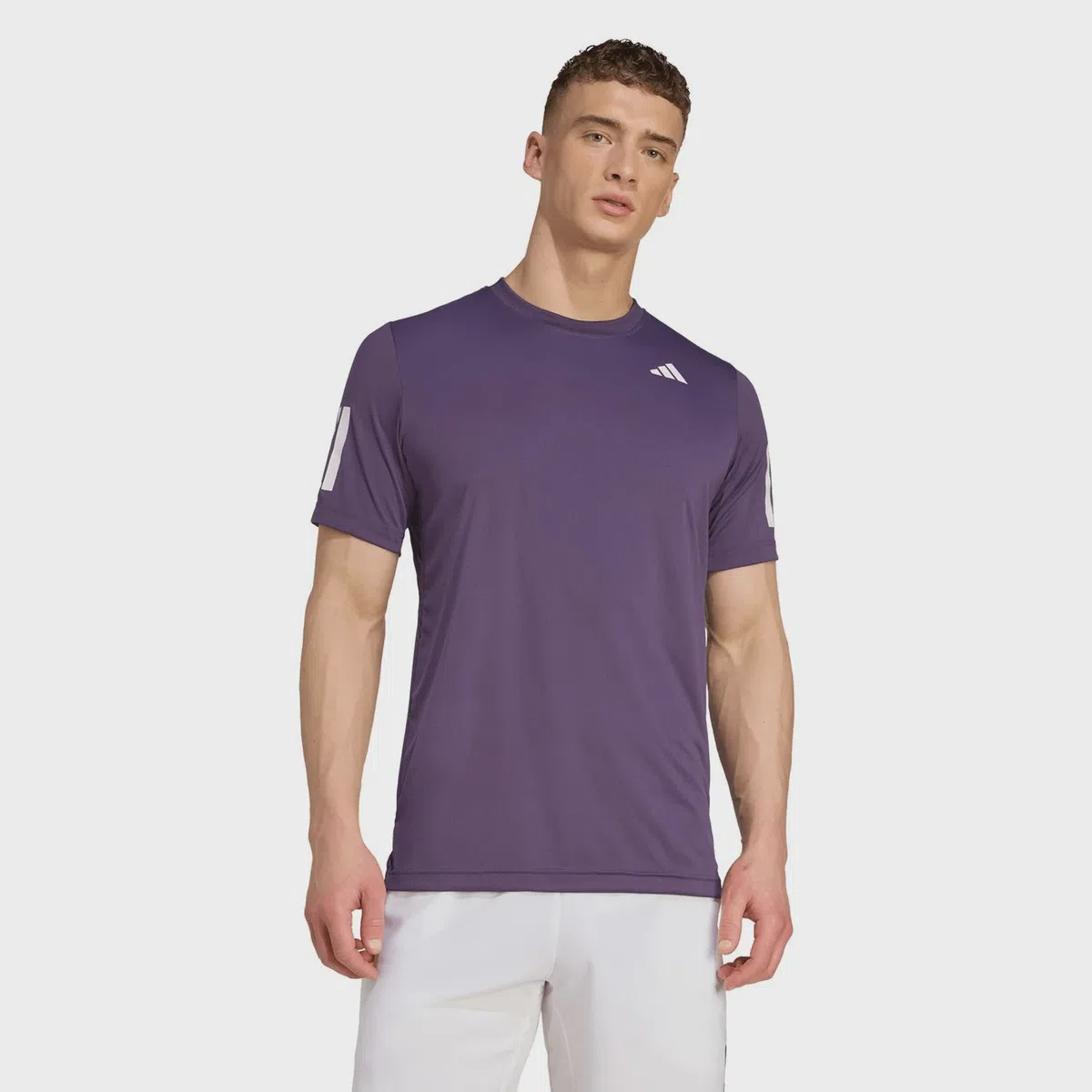 adidas Club 3-Stripes T-Shirt Paars