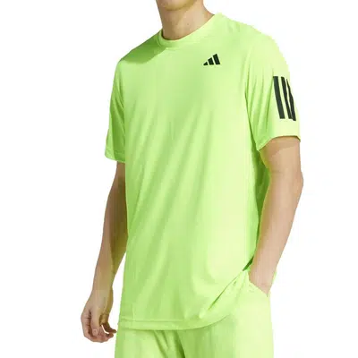 adidas Club 3-Stripes T-Shirt Neon Groen