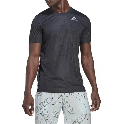 adidas Club Graphic T-Shirt Grijs
