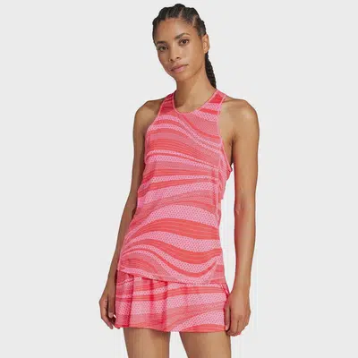 adidas Club Graphic Tanktop Roze