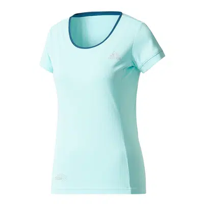 adidas Court Dames T-Shirt Lichtblauw