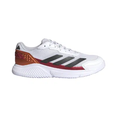 adidas Courtquick Heren Schoenen Wit/Zwart/Oranje