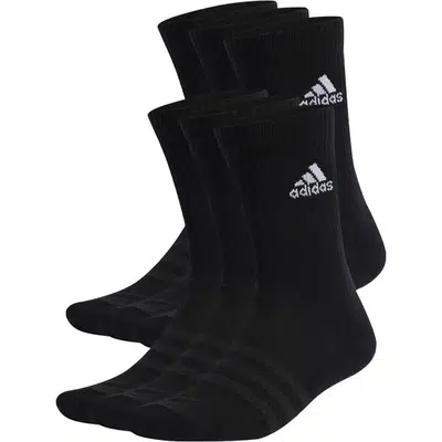 adidas Cushioned Crew Sokken 6-pack Zwart
