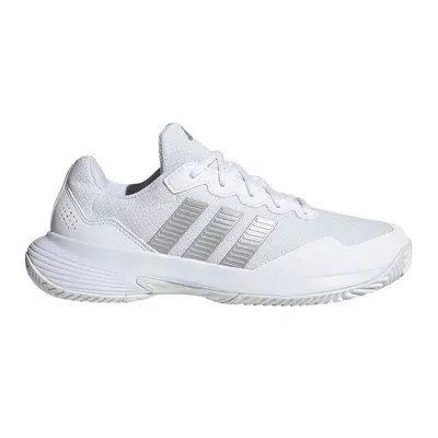 adidas Gamecourt 2 Dames Wit/Zilver