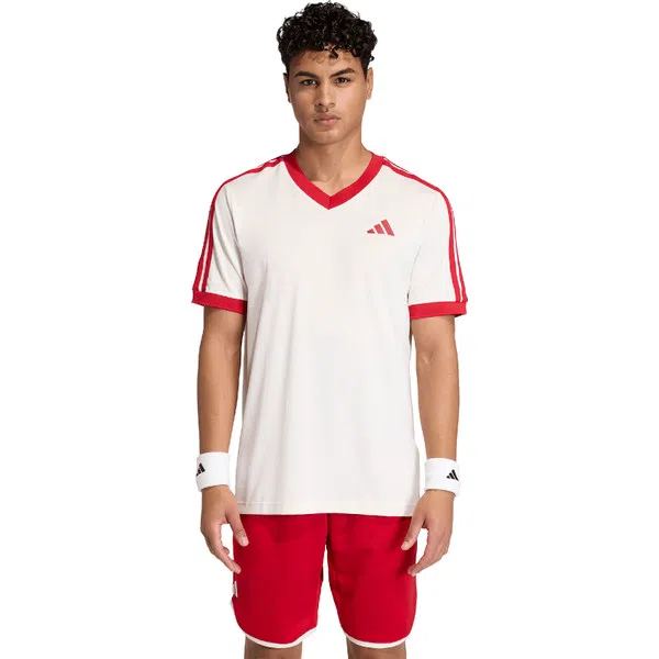 adidas Heritage T-Shirt Wit Rood