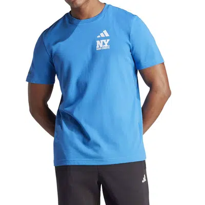adidas M Tennis US Open T-Shirt Blauw