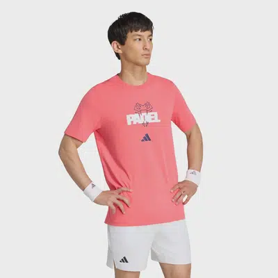 adidas Padel Graphic T-Shirt Pure Turbo