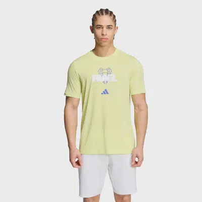 adidas Padel Graphic T-Shirt Semi Frozen Lemon