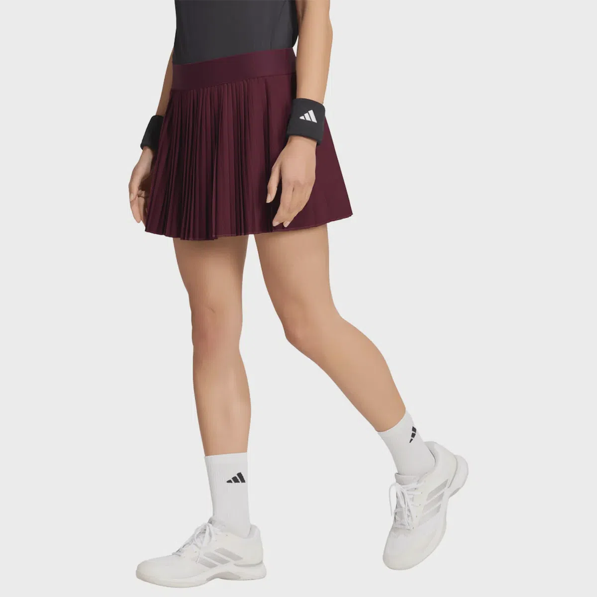 adidas Club Pleated Rok Maroon