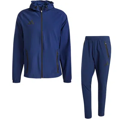 adidas Tiro Vis Tech Trainingspak Blauw