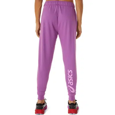ASICS Big Logo Joggingbroek Paars