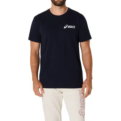 ASICS Chest Logo T-Shirt Donkerblauw