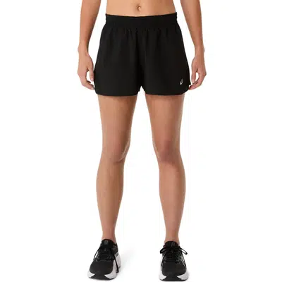 ASICS Core Split Short Dames Zwart