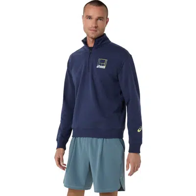 ASICS Court Core Graphic Half Zip Sweater
