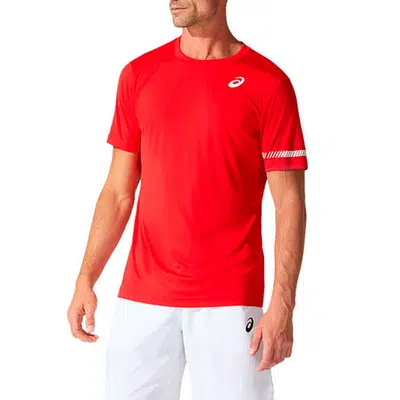 ASICS Court SS Rood Heren T-Shirt