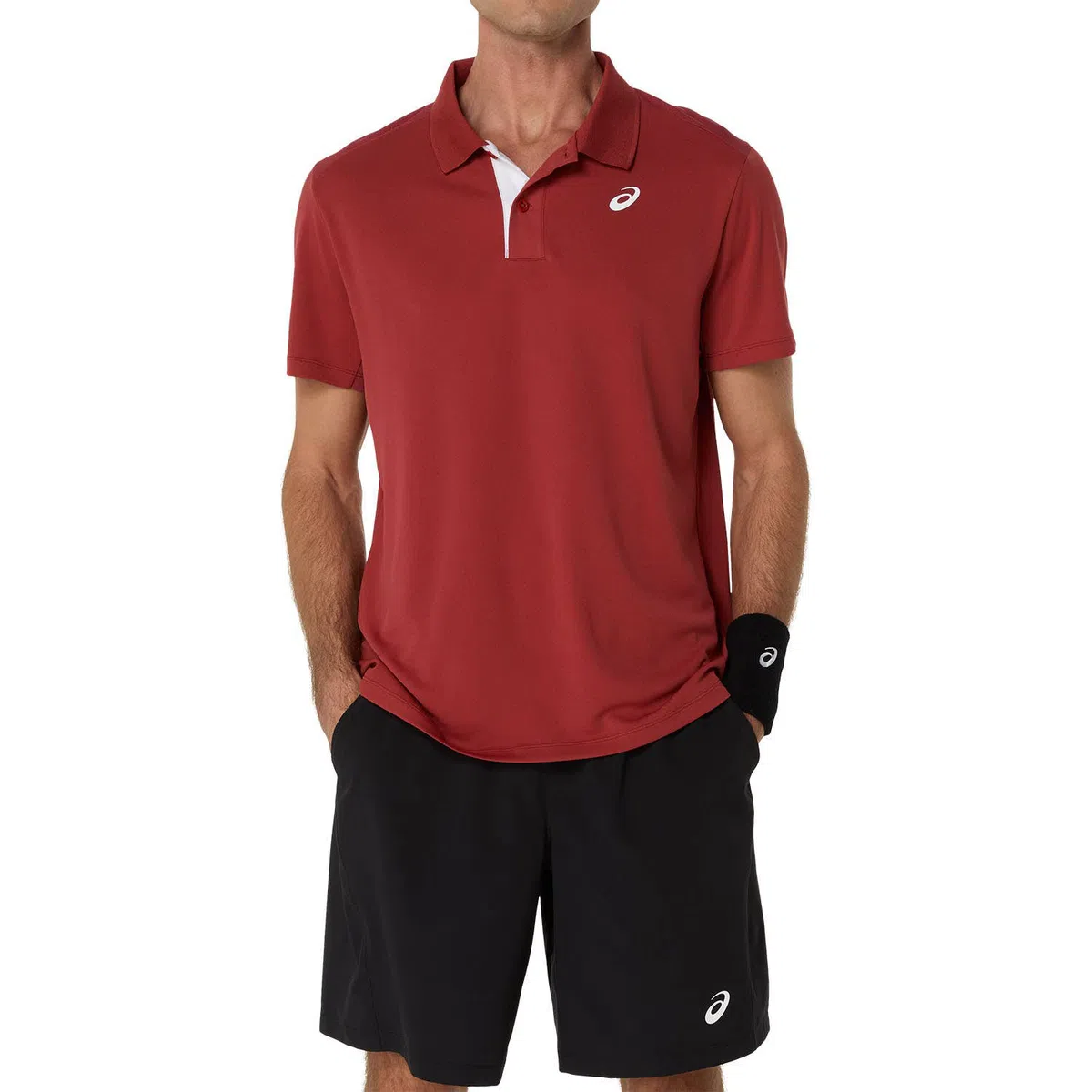 ASICS Court Polo Rood