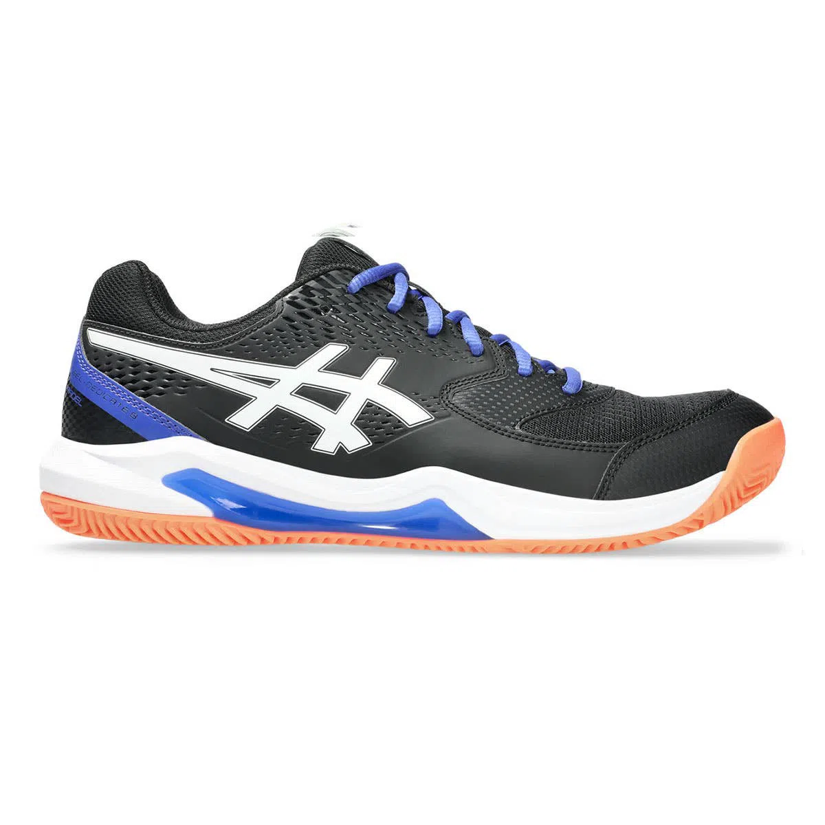 Asics Gel-Dedicate 8 Padel Zwart/Wit/Blauw