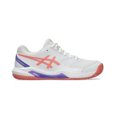 ASICS Gel-Dedicate 8 Padel Dames Wit/Roze