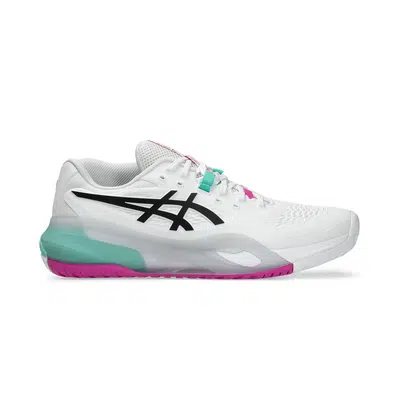 ASICS Gel-Resolution 9 Wit/Zwart/Groen/Roze