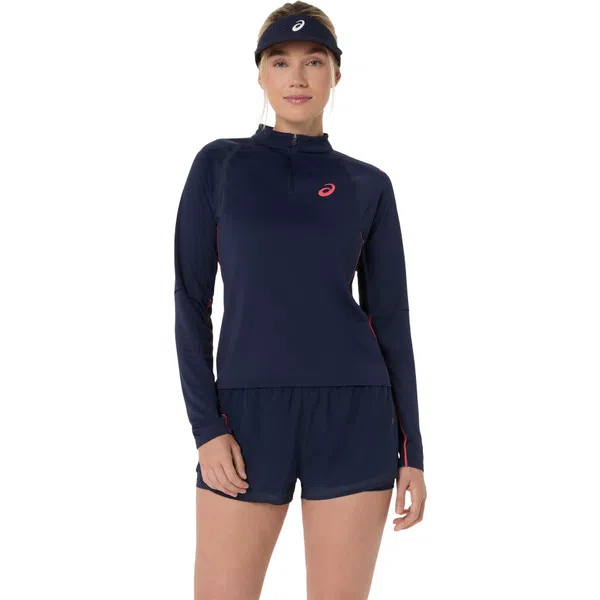 ASICS Match 1/2 Zip Dames Longsleeve