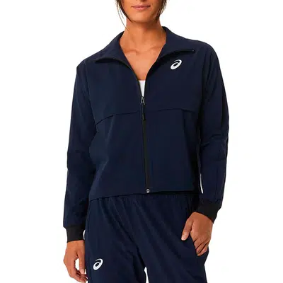 ASICS Match Jas Dames Donkerblauw