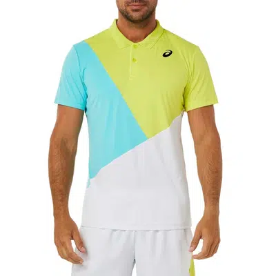 ASICS Court Color Block Polo Heren