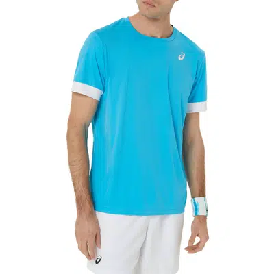 ASICS Heren Court SS T-Shirt Blauw