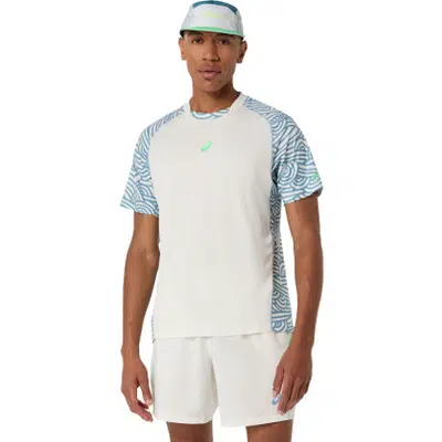 ASICS Padel Court Print T-Shirt Wit
