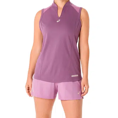 ASICS Padel Court Dames Tanktop Paars SS25