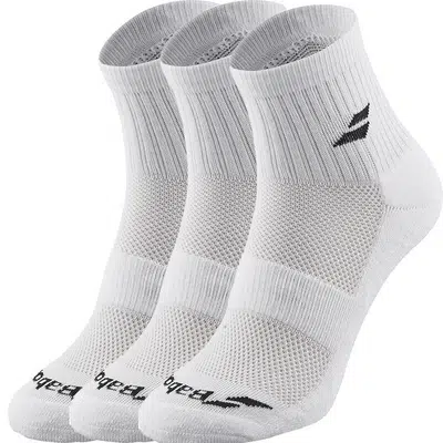 Babolat Quarter Sokken 3-Pack Wit