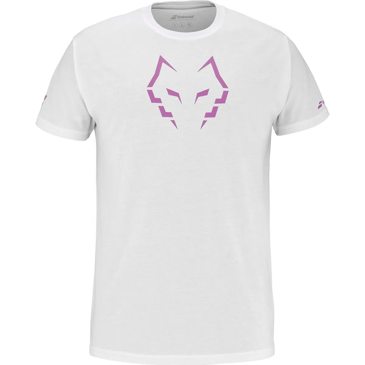 Babolat Cotton Lebron T-Shirt Wit