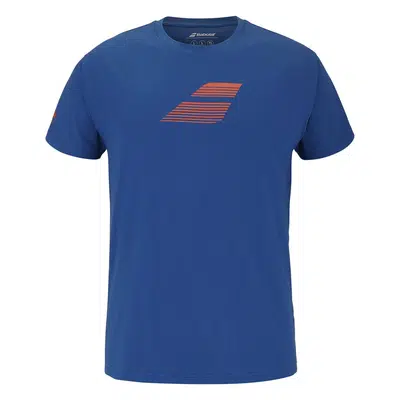 Babolat Exercise Big Flag T-Shirt Blauw