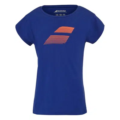 Babolat Exercise Cotton T-Shirt Meisjes Blauw