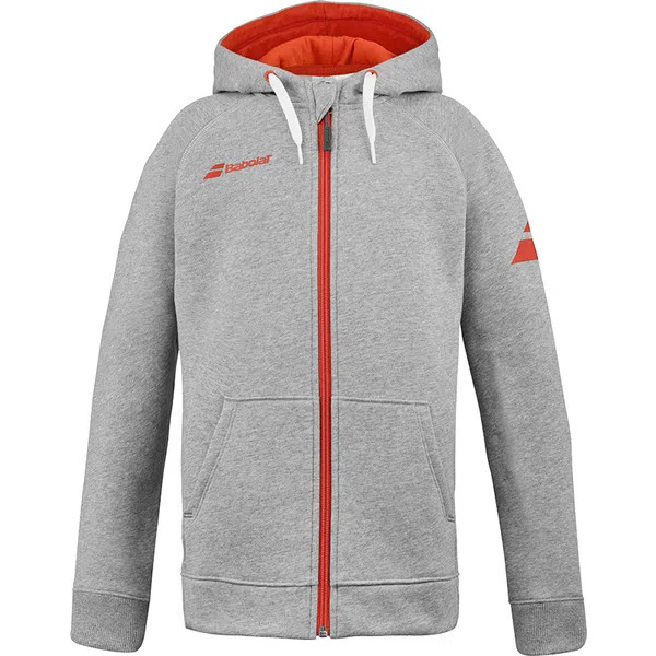 Babolat Exercise Hooded Jas Junior Grijs