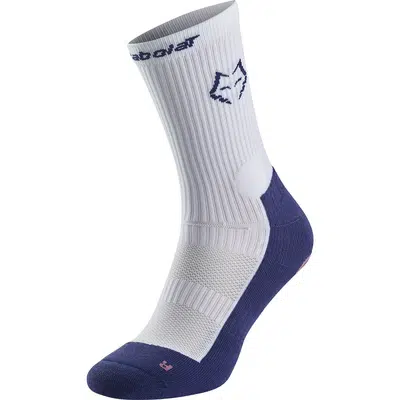 Babolat Mid-Calf Lebron Sokken Wit/Blauw