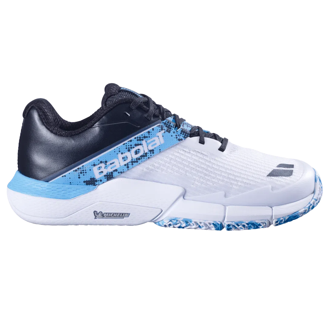 Babolat Movea 2 Wit/Cyaan Blauw Padel Schoenen