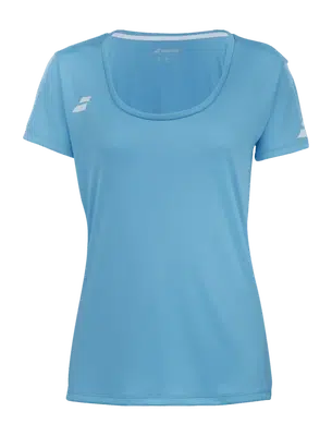 Babolat Play Cap Sleeve Top Dames - Cyaan Blauw