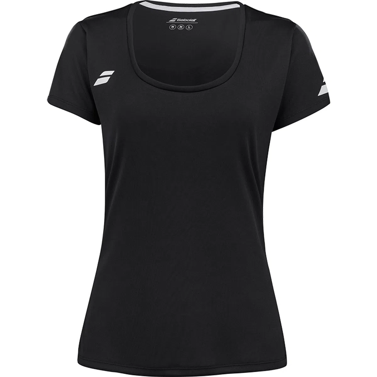 Babolat Play Cap Sleeve T-Shirt Dames Zwart