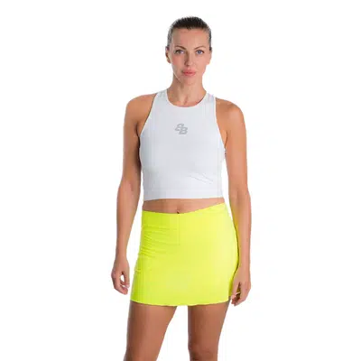 Belen Berbel Basica Recta Rok Fluorescerend Geel