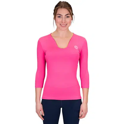 Bidi Badu Crew V-Neck Longsleeve Roze