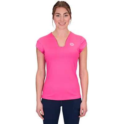Bidi Badu Crew V-Neck T-Shirt Roze Dames