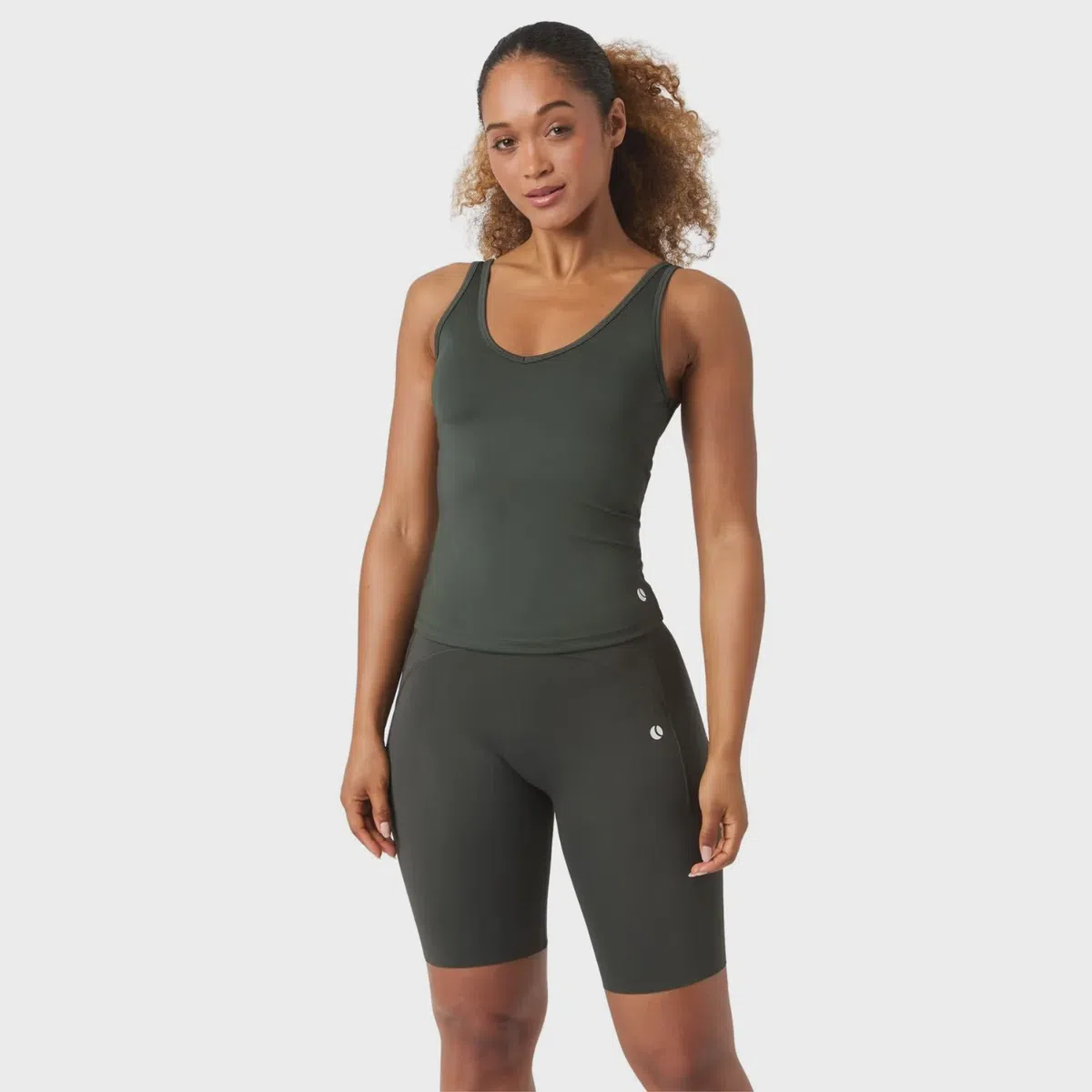 Björn Borg Ace Deep V-Neck Tanktop Grijs