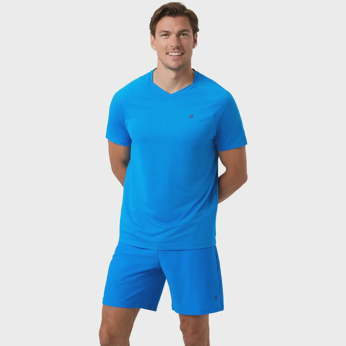 Björn Borg Ace V-Neck T-Shirt Blauw