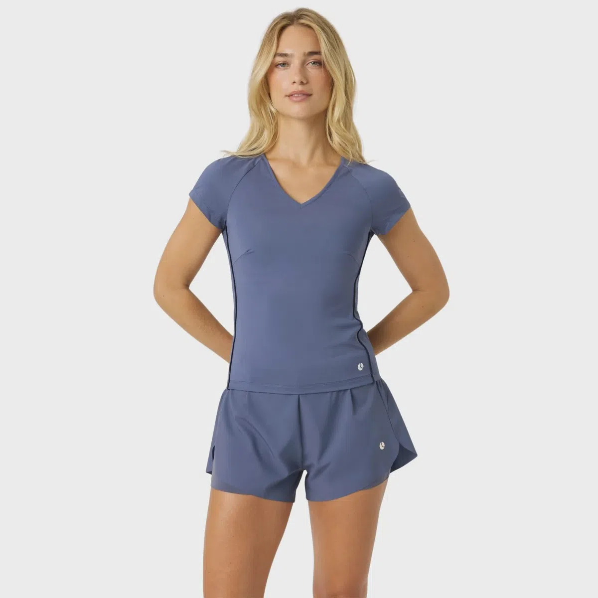 Björn Borg Ace V-Neck T-Shirt Donkerblauw