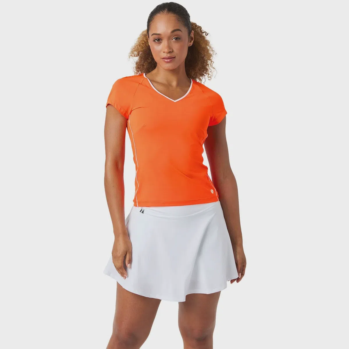 Björn Borg Ace V-Neck T-Shirt Oranje
