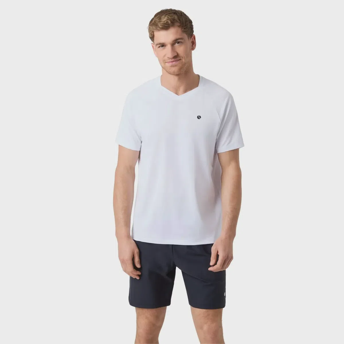 Björn Borg Ace V-Neck T-Shirt Wit
