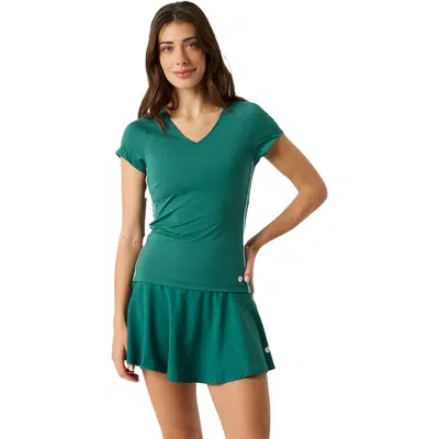 Björn Borg Ace V-Neck T-Shirt Groen Dames